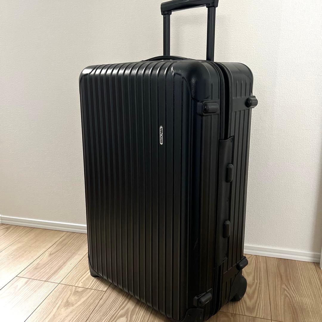 【希少】リモワ　旧サルサ　60L 2輪　キャリーケース　マットブラック