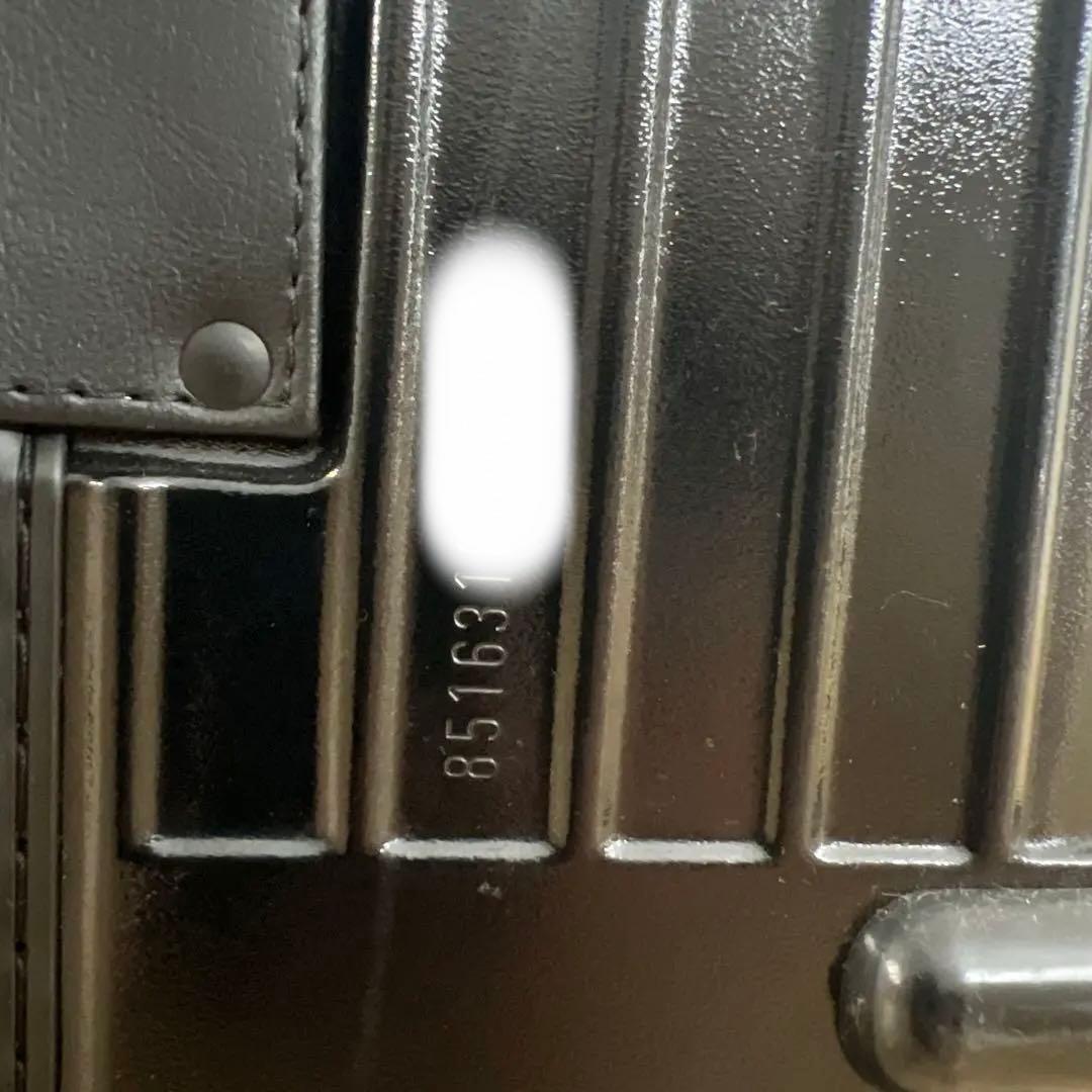 【希少】リモワ　旧サルサ　60L 2輪　キャリーケース　マットブラック