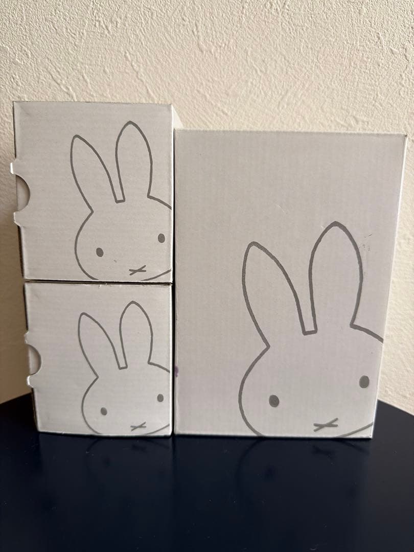 【新品】ミッフィーフェイス 深型角容器2点　マグ2点　4点セット