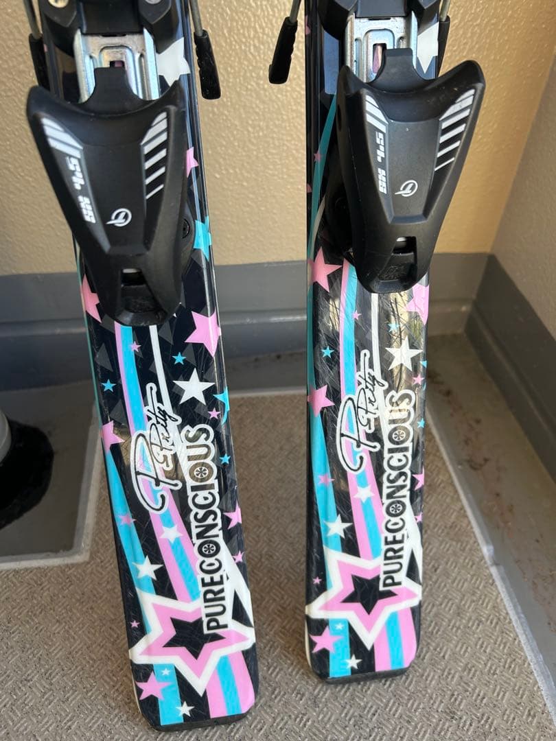 スキーセット スキー130、ブーツ23cm、ストック