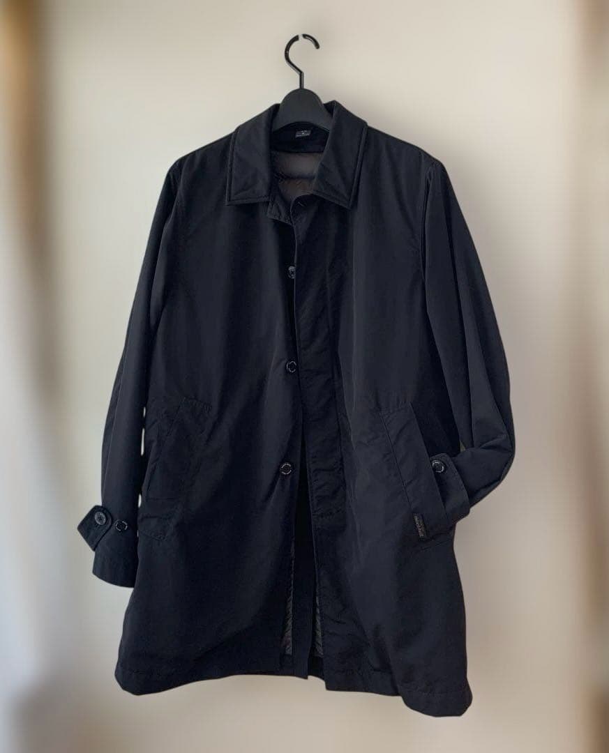 美品　廃盤　モンベル　インナーダウン　ステンカラーコート　メンズ　S