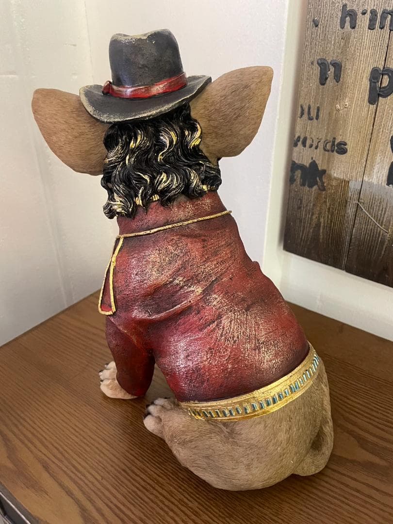 マイケルジャクソン犬　置物　オブジェ　犬　ワンちゃん　飾り　イヌ　いぬ　ドッグ