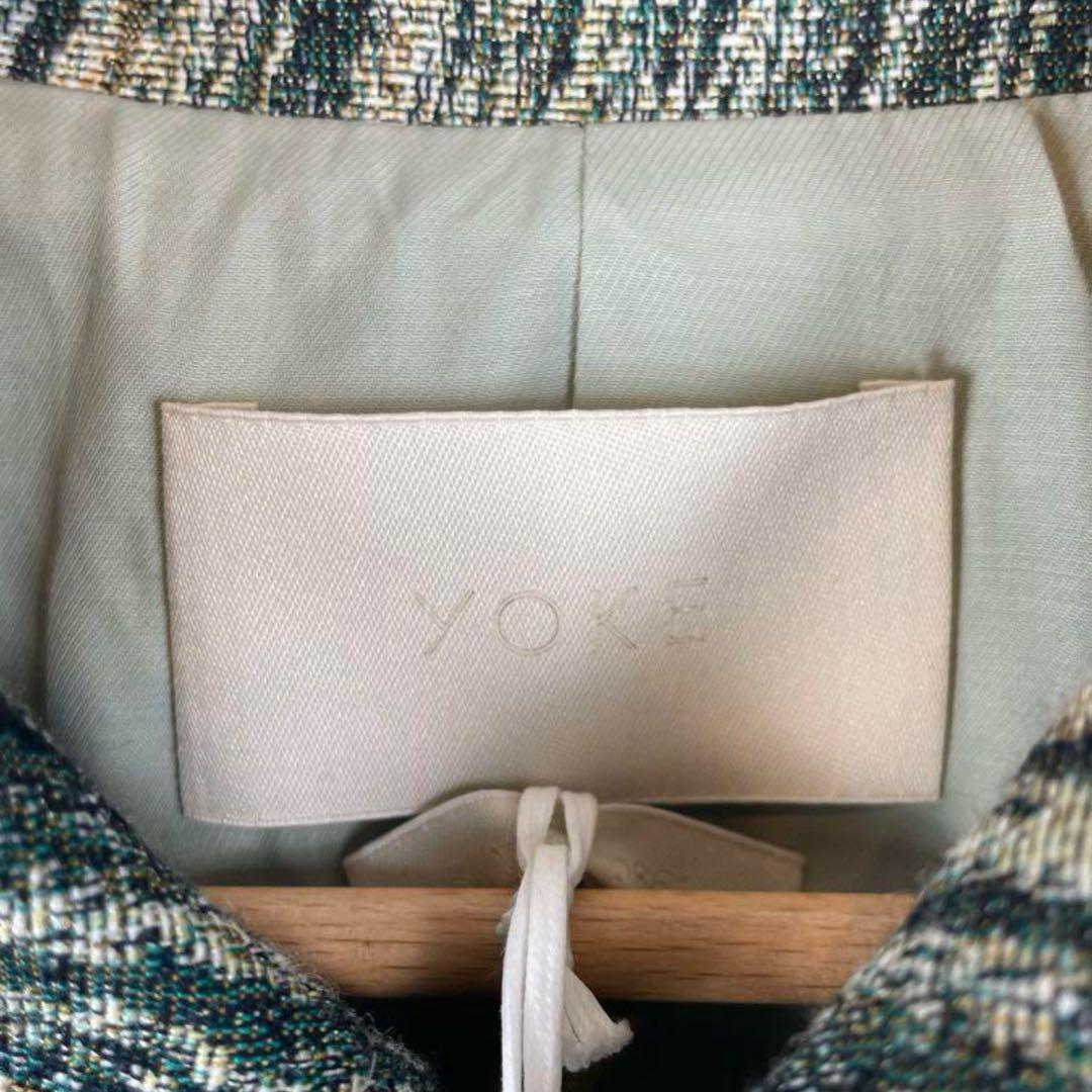 YOKE 23ss Jacquard Bal Collar Coat 未使用品