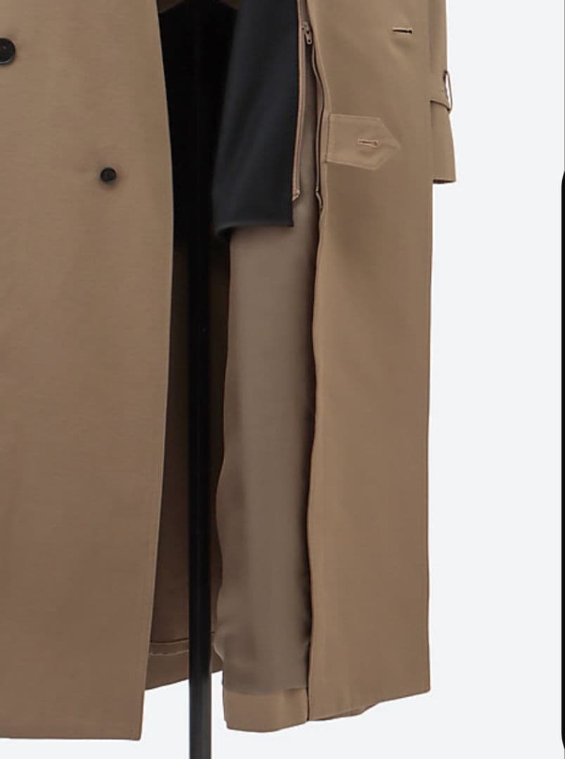 値下【サイズ3】HYKEハイク2wayトレンチコート(着脱可能な起毛ライナー付)