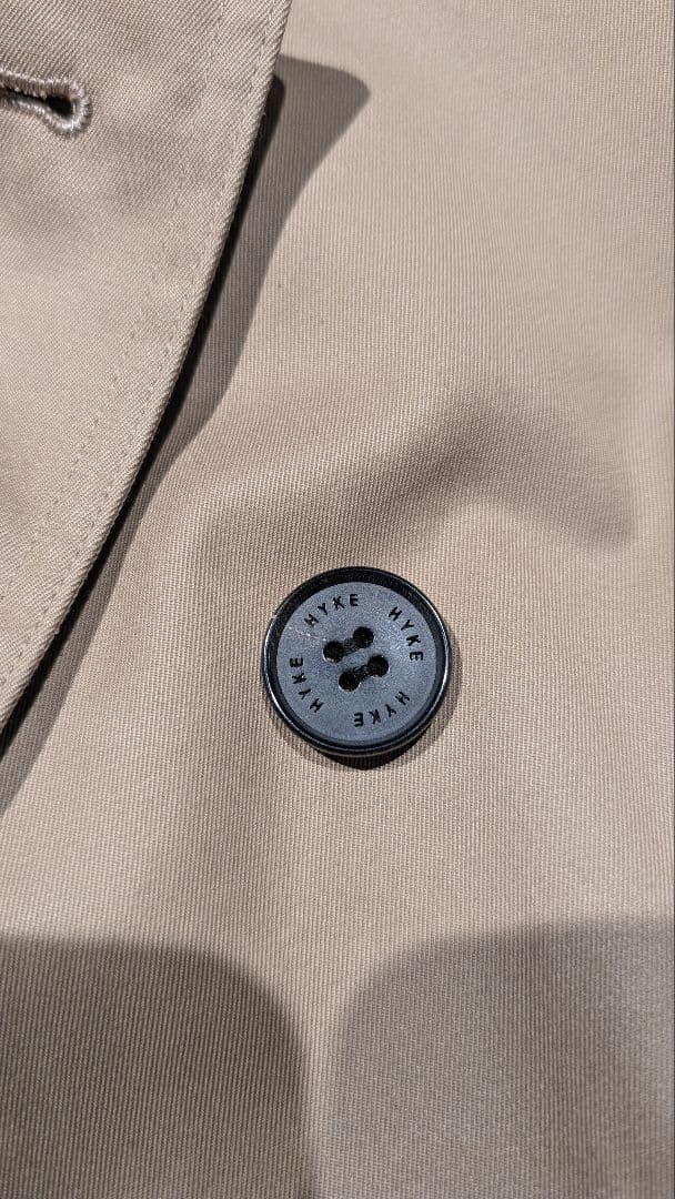 値下【サイズ3】HYKEハイク2wayトレンチコート(着脱可能な起毛ライナー付)