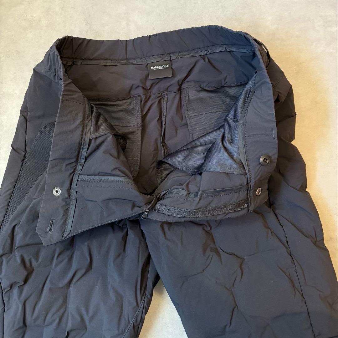 美品 ★ MARK&LONA ダウンパンツ 防寒 冬 マーク&ロナ 黒 正規品