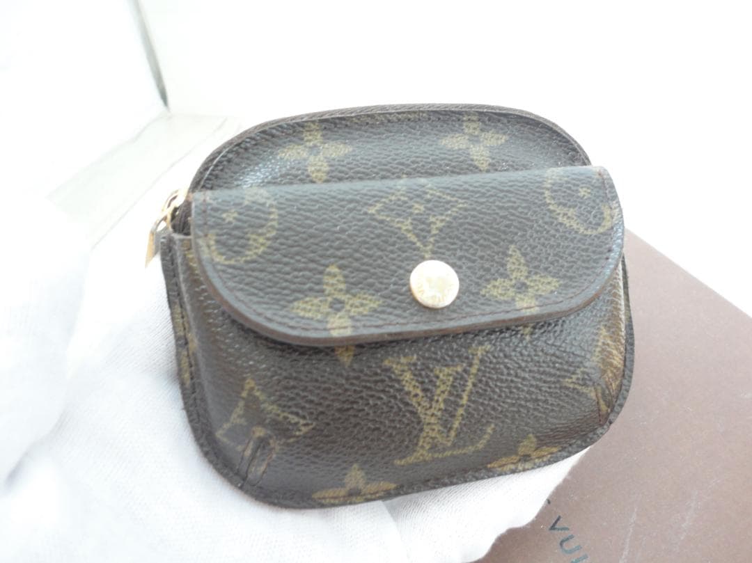 美品★ルイ・ヴィトン モノグラム【ケース】ポルトモネ・シリング★B14