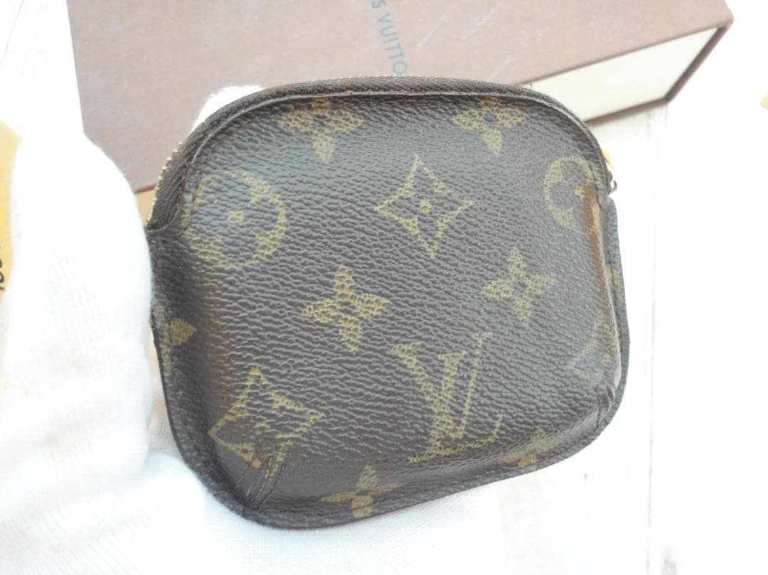 美品★ルイ・ヴィトン モノグラム【ケース】ポルトモネ・シリング★B14