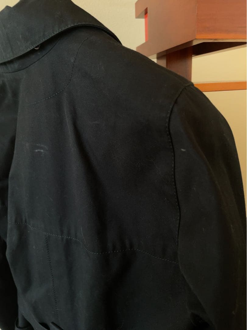 【LOUIS VUITTON】ルイ・ヴィトン　トレンチコート38 黒