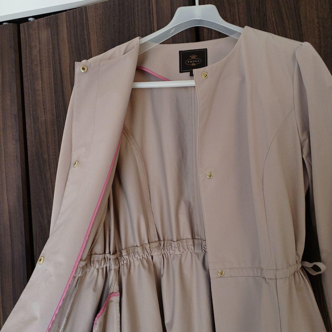 TOCCA TORCH 洗える　ノーカラー スプリングコート 　サイズ4