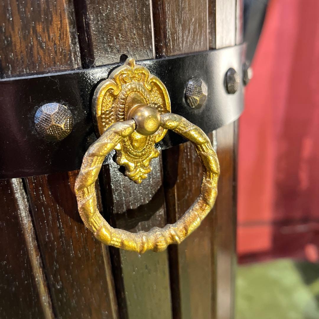 極美品　カリモク　オールド　レインラック　傘立て