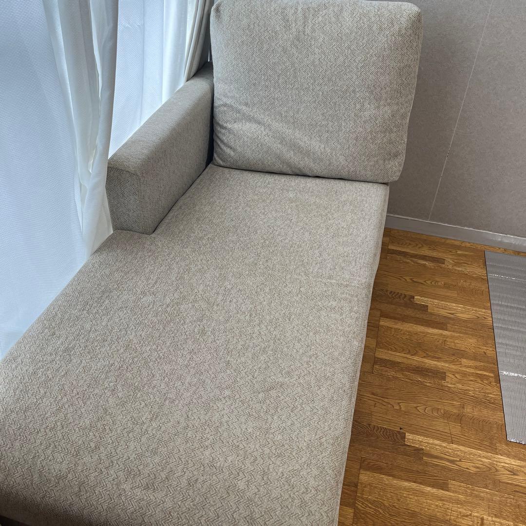 KEYUKA ケユカ ベージュファブリックソファ