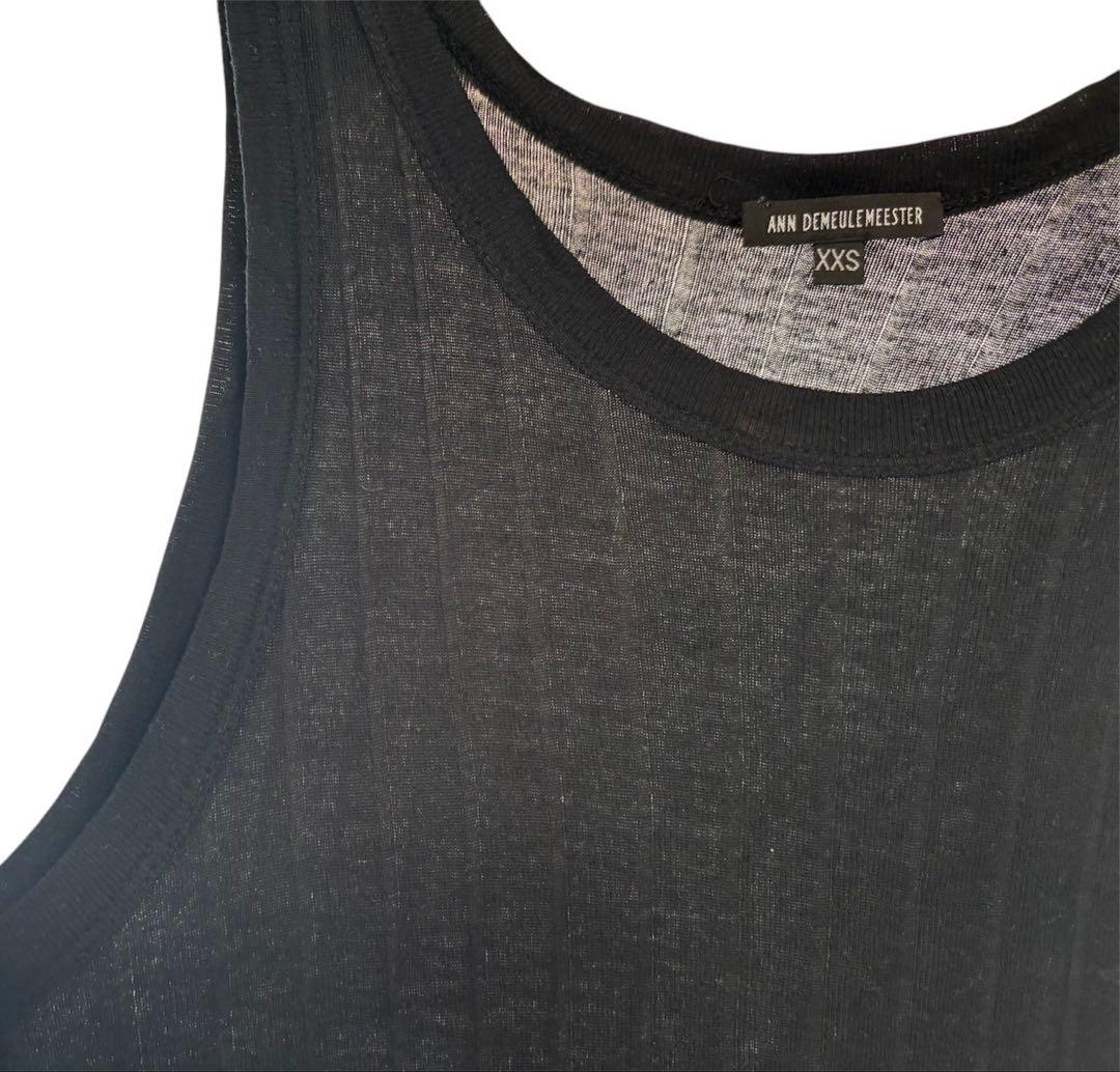 アンドゥムルメステール ロング　リブタンクトップ