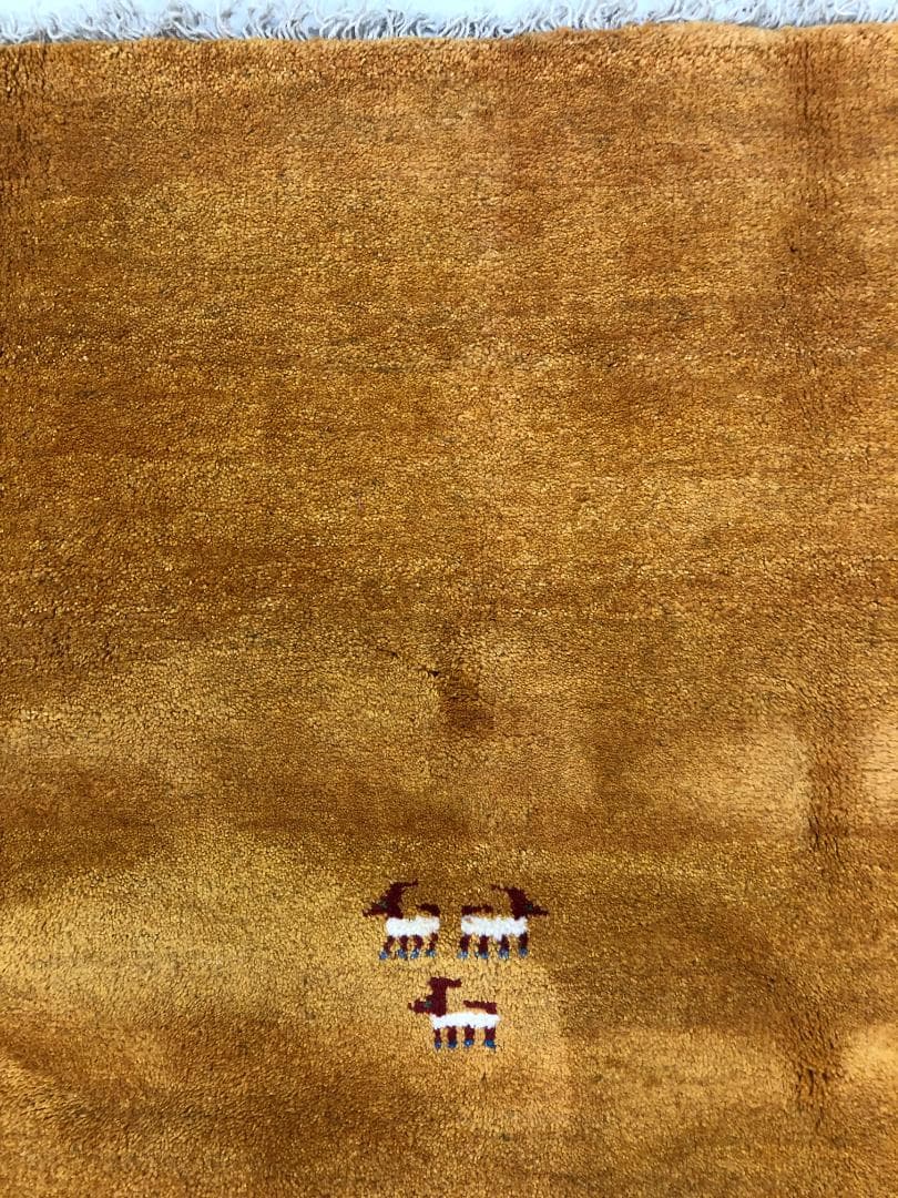 ギャベ イラン産 167×243 黄 K-30