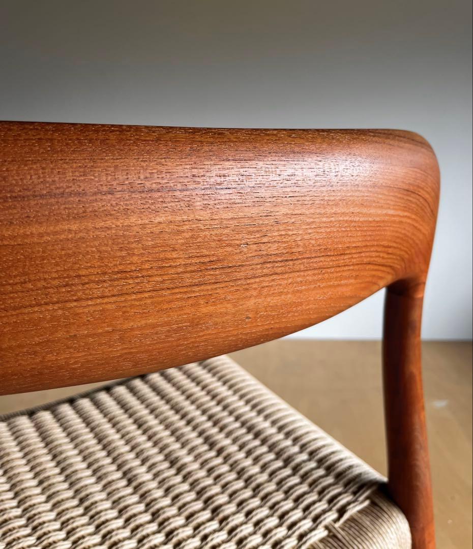 Niels Moller Model 75 チーク ペーパーコード張替え後未使用