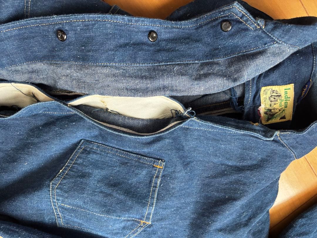 Dhansingデニムオールインワン　40s ヴィンテージ