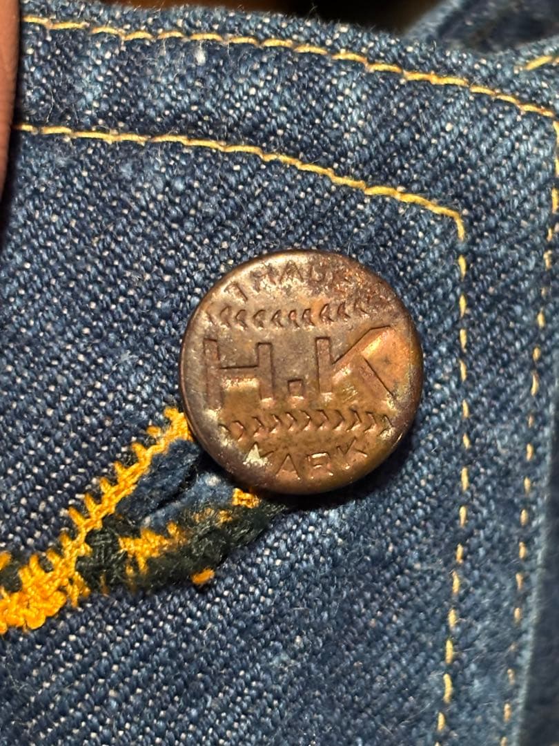 Dhansingデニムオールインワン　40s ヴィンテージ