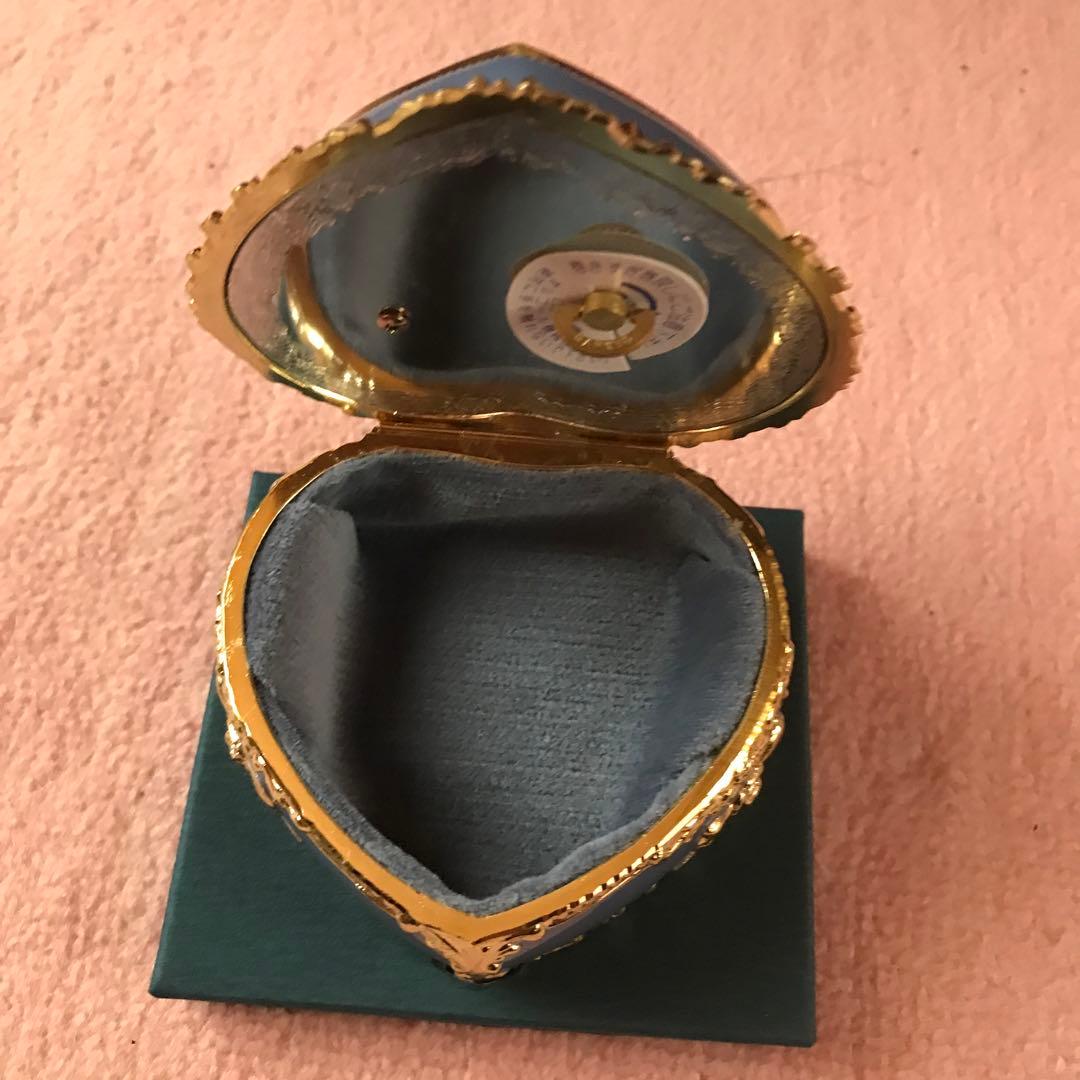 オルゴール　星に願いを　アクセサリーケース　ジュエリーケース 新品