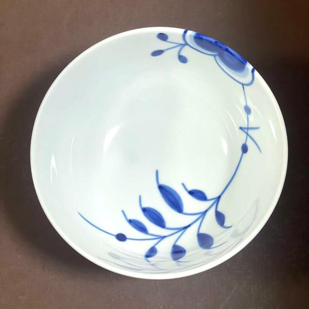 ロイヤルコペンハーゲンブルーフルーテッドメガボウル13cm未使用美品