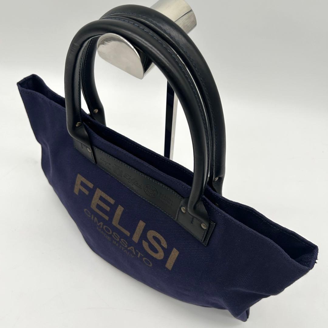 【美品】フェリージ チモッサート トートバッグ 19-1 レザー キャンバス