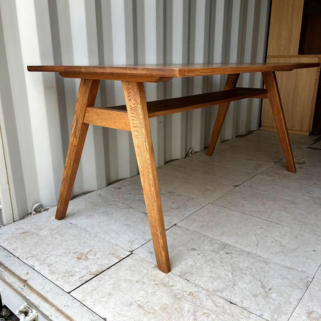 取付無料！ウニコ ADDAY アディ 天然木 北欧風ナチュラルダイニングテーブル