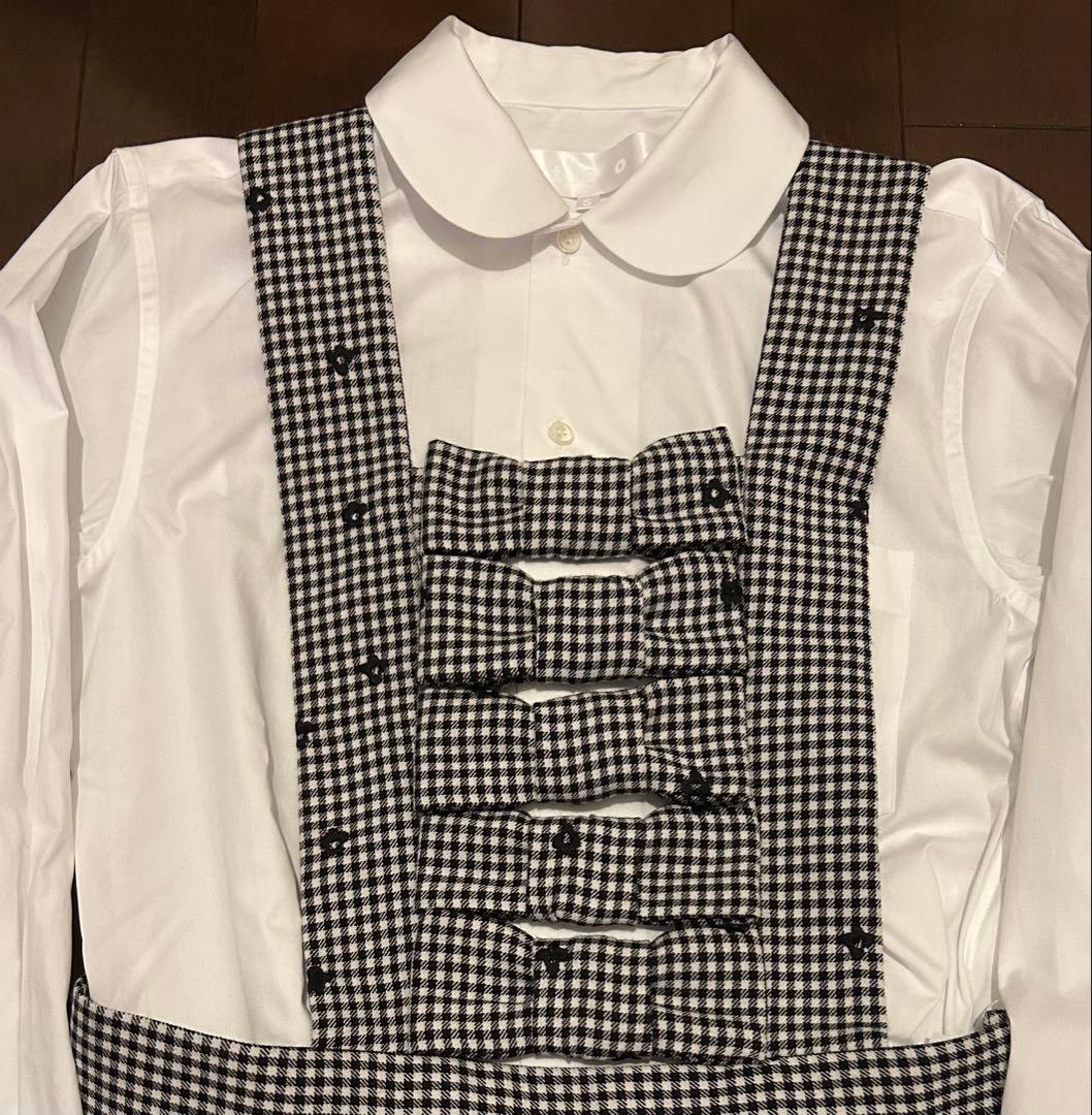 コムデギャルソンガール チェック柄ジャンパースカート2025AW 新品未着用