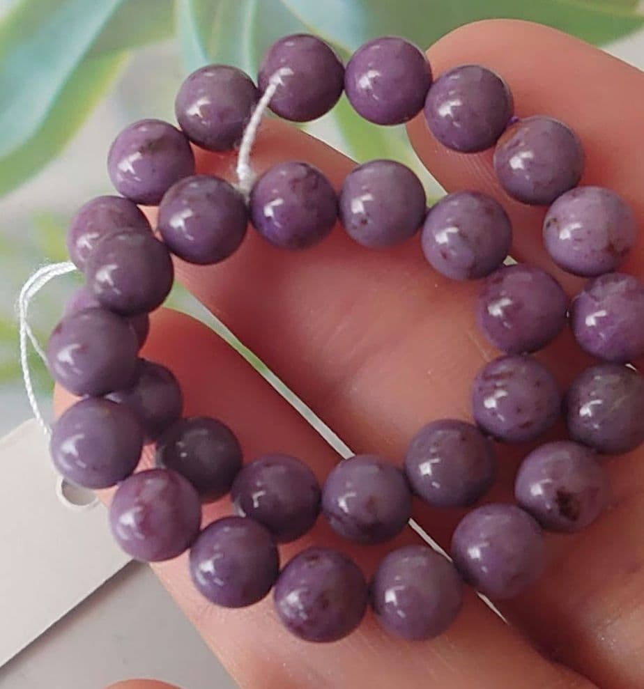 シェリー8様　パープルジェイド　トルコ翡翠ブレスレット