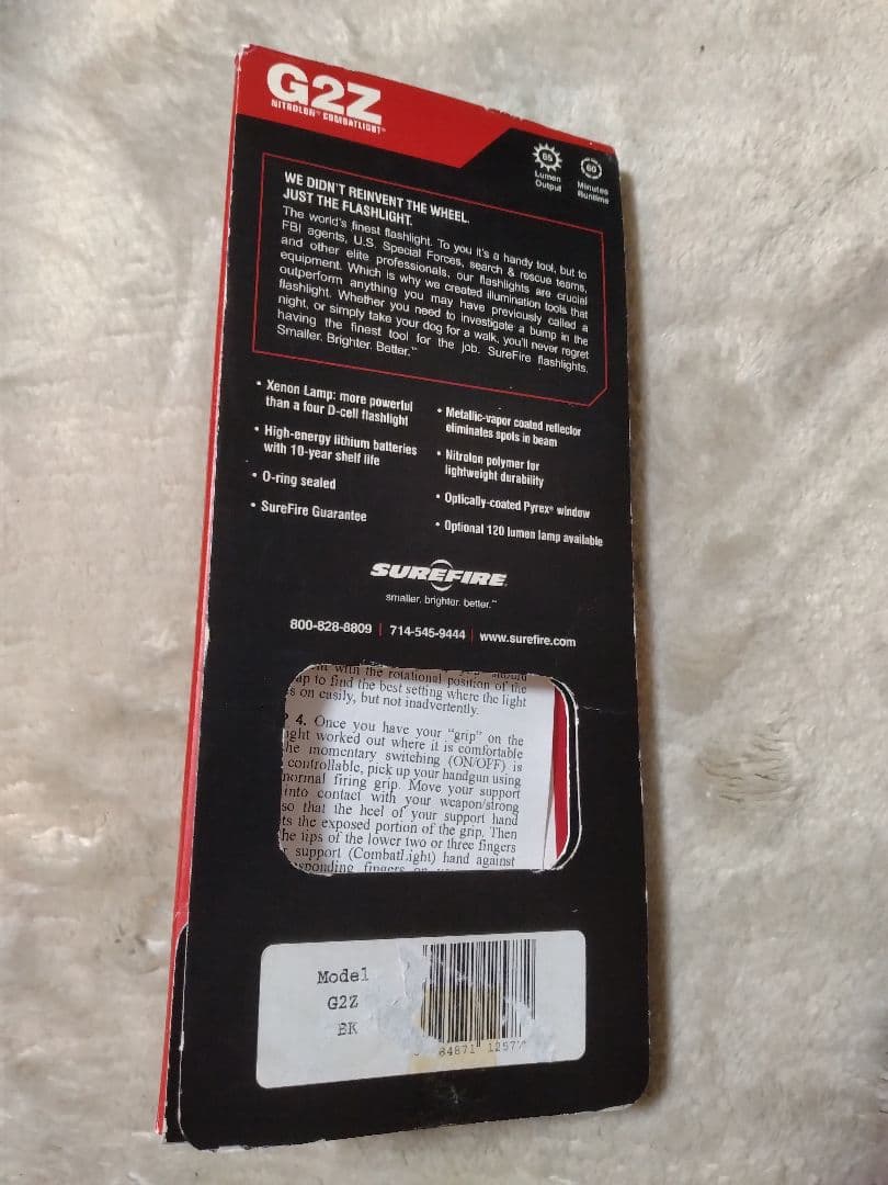 ライト・ランタン surefire g2z