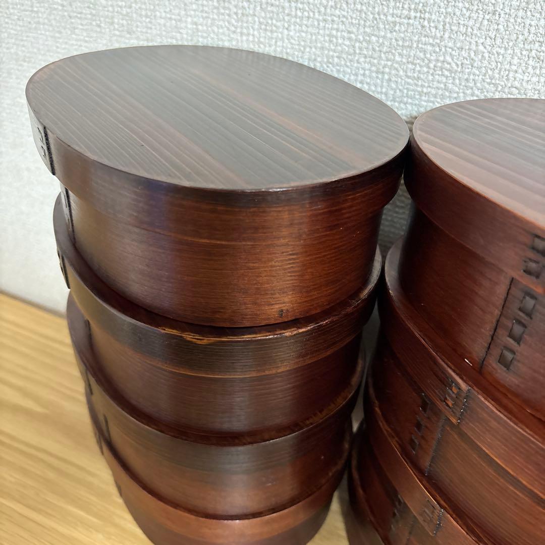 曲げわっぱ 弁当箱　8箱　まとめ売り