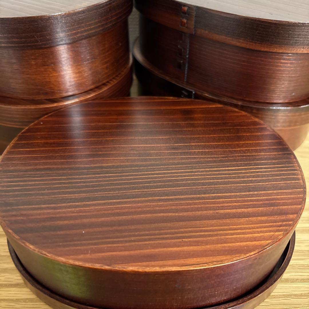 曲げわっぱ 弁当箱　8箱　まとめ売り