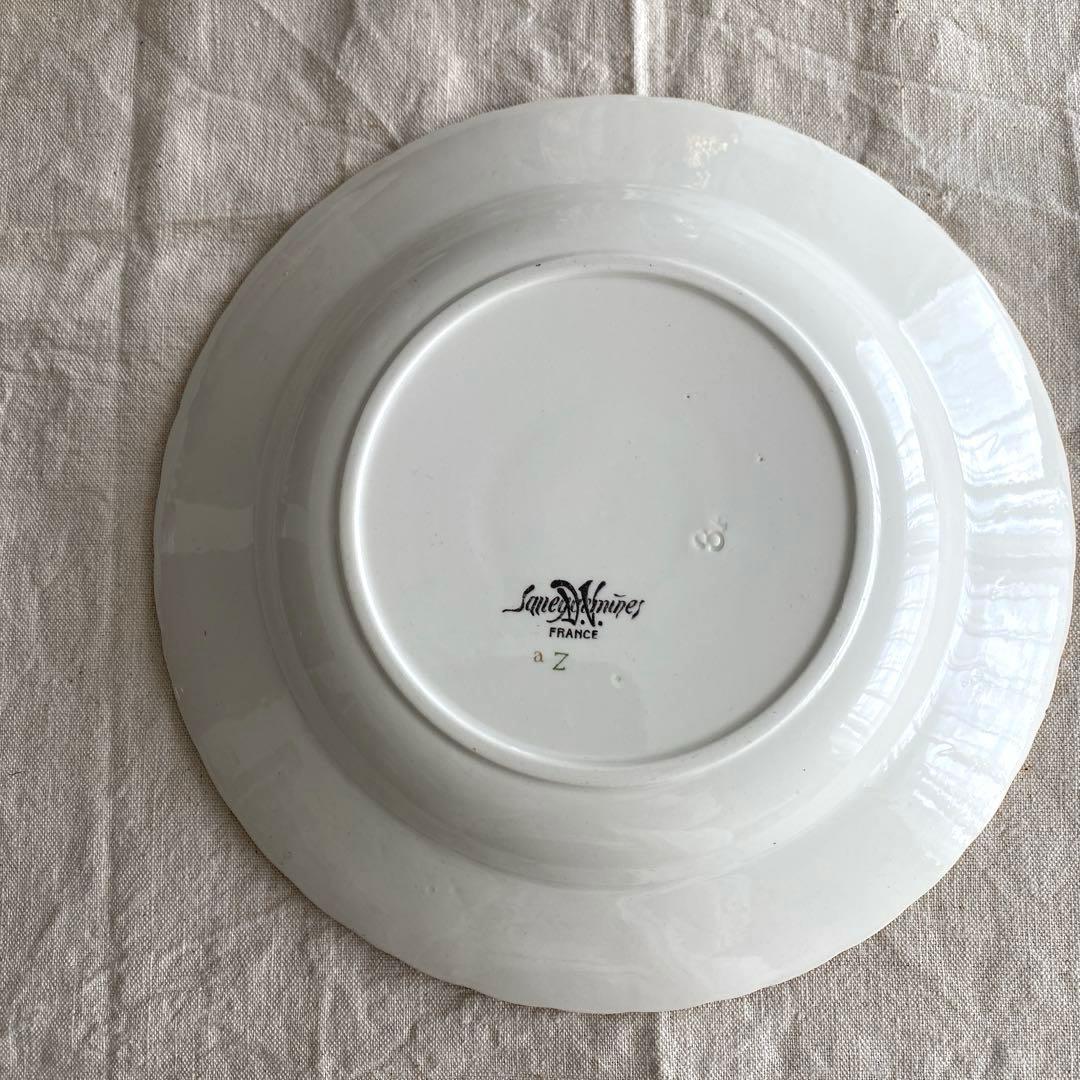 Sarreguemines　ルイ15世　深皿プレート　フランスアンティーク【C】