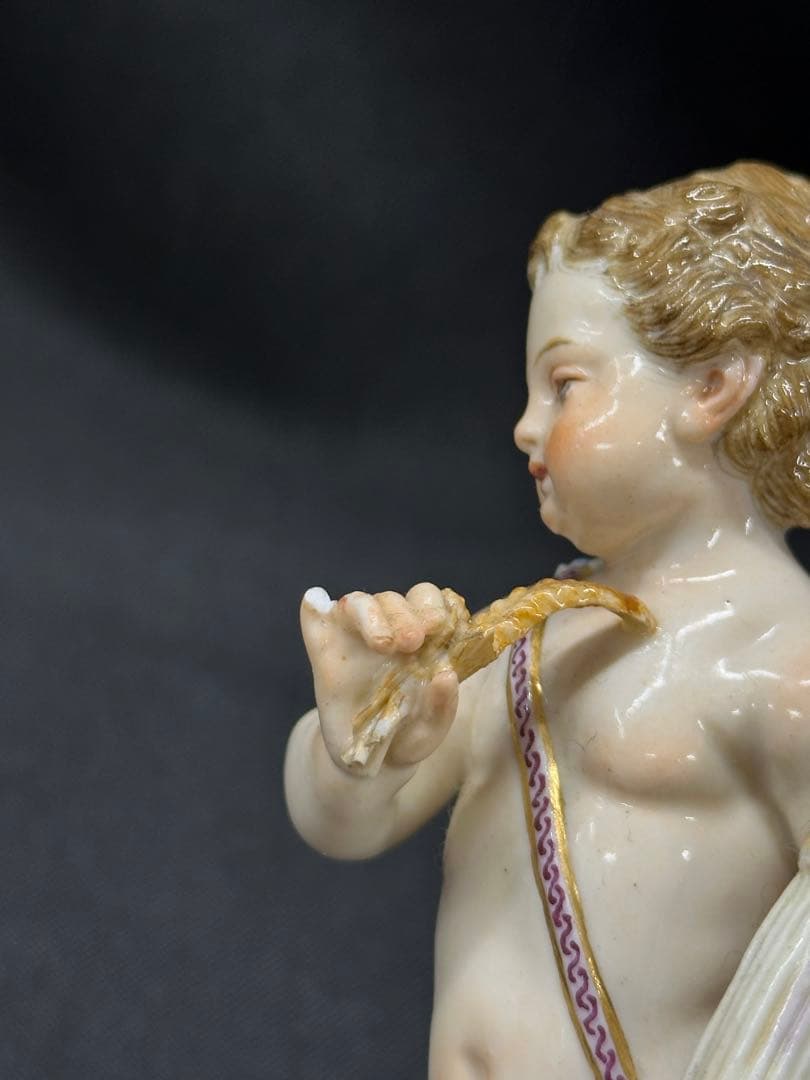 【ダメージ品】meissen マイセン　四季の寓意　夏　フィギュリン　置物