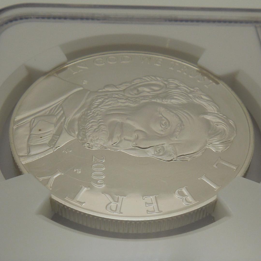 ★最高鑑定 2009年 アメリカ リンカーン 1ドル 銀貨 NGC PF70