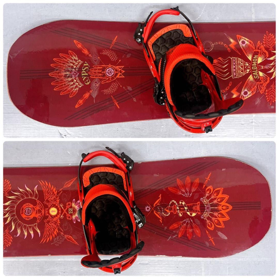 【2点セット】レディース スノーボード SALOMON GYPSY 138cm