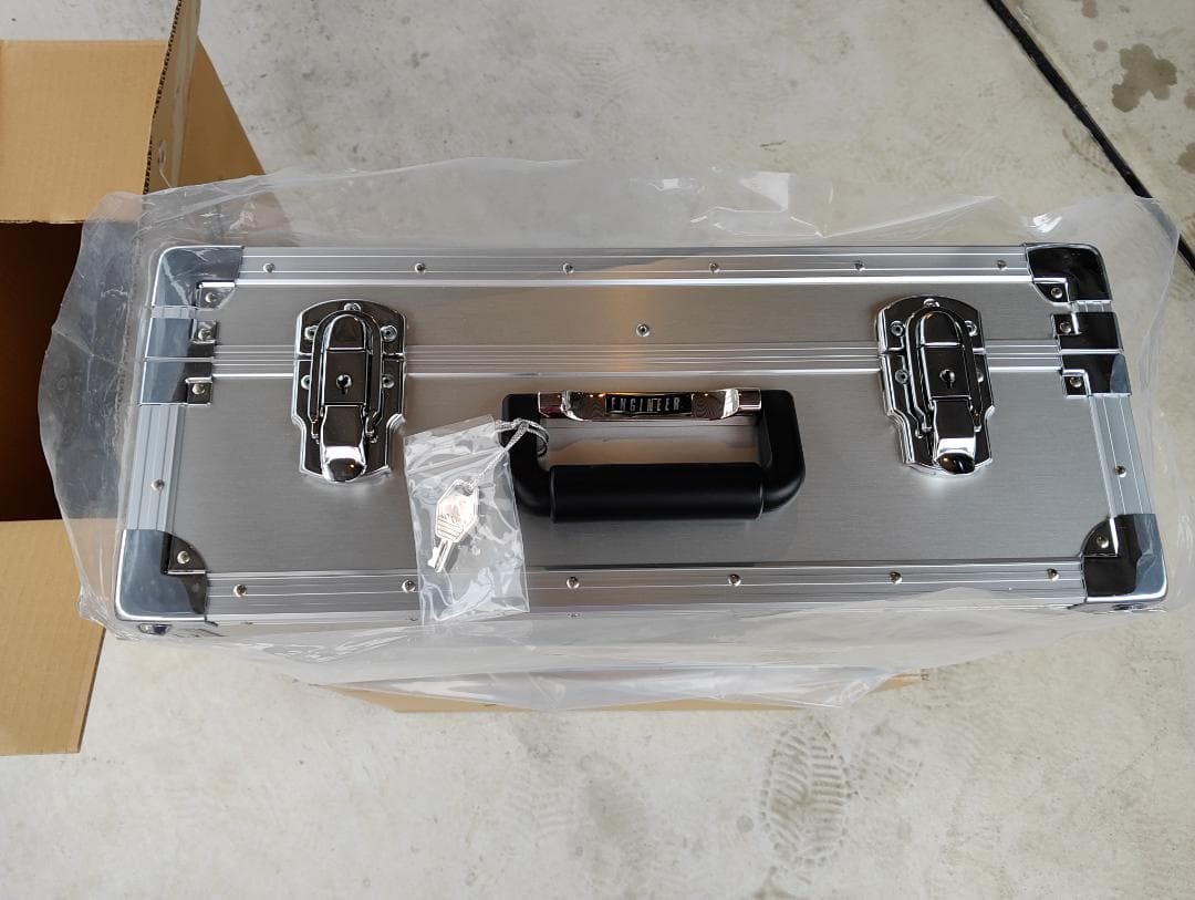 ◆新品◆エンジニア◆アルミケース◆工具箱◆カギ付 ◆オプション含む3点セット◆