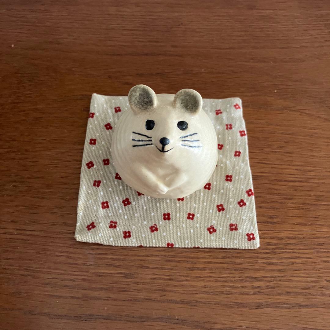 リサラーソン 3匹のネズミ　ホワイト