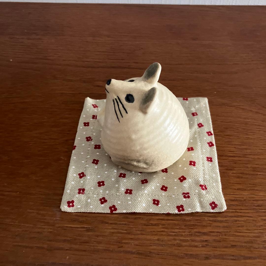 リサラーソン 3匹のネズミ　ホワイト