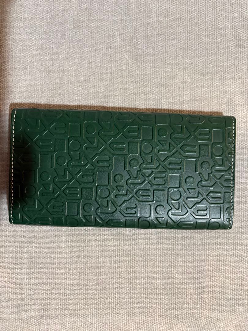 ROLEX グリーンレザー長財布