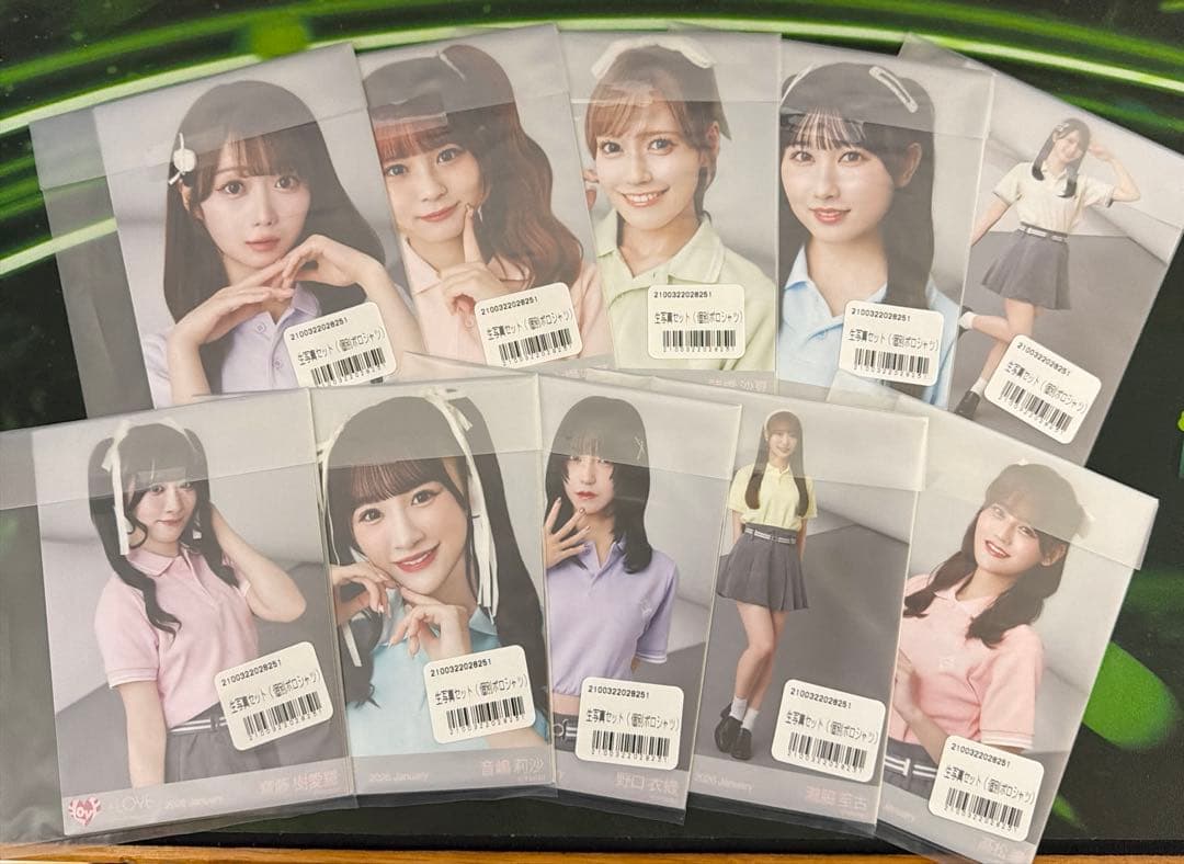 さ*ん様 =LOVE イコラブ 8周年ツアー 生写真 ポロシャツ　10パック