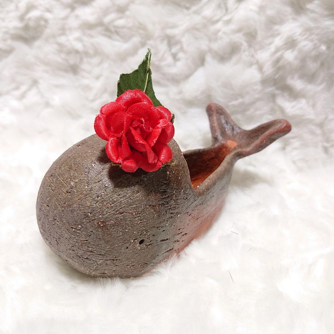 【2406】くじら…備前焼