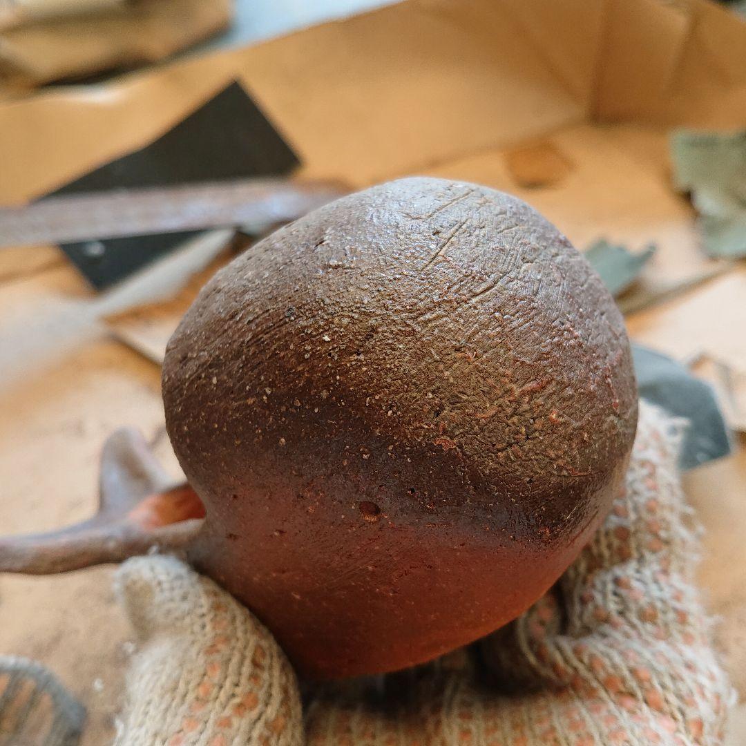 【2406】くじら…備前焼