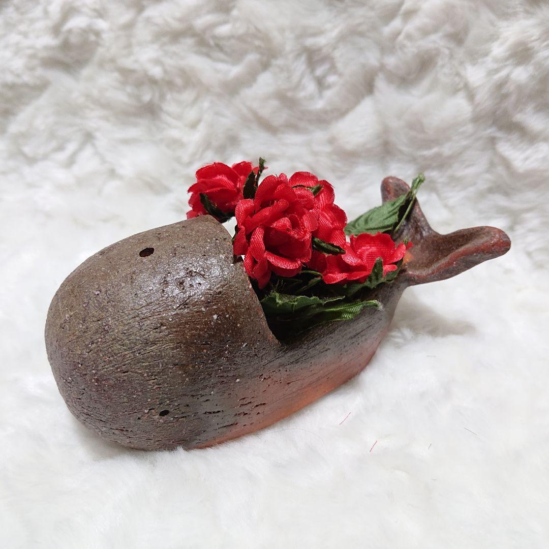 【2406】くじら…備前焼