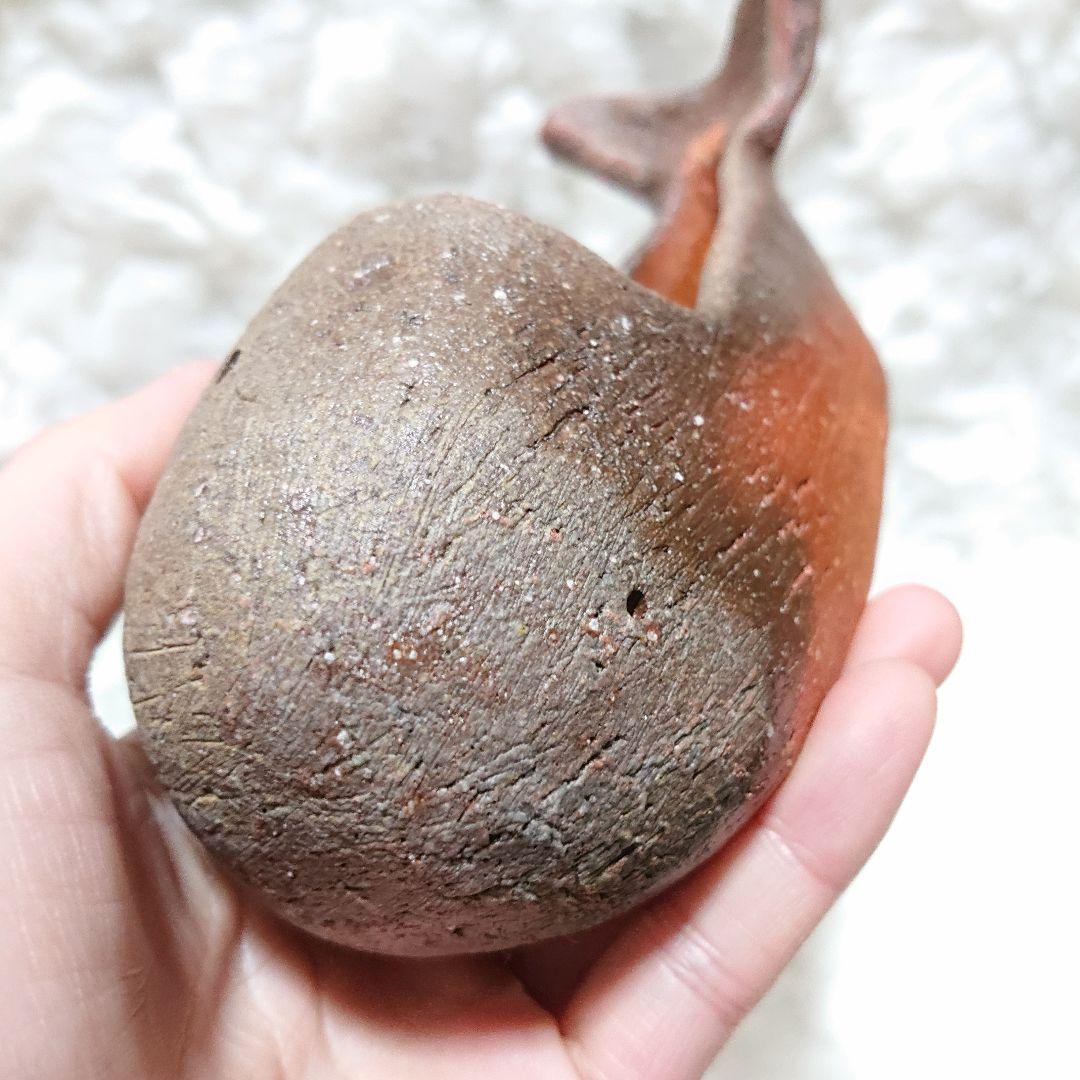 【2406】くじら…備前焼