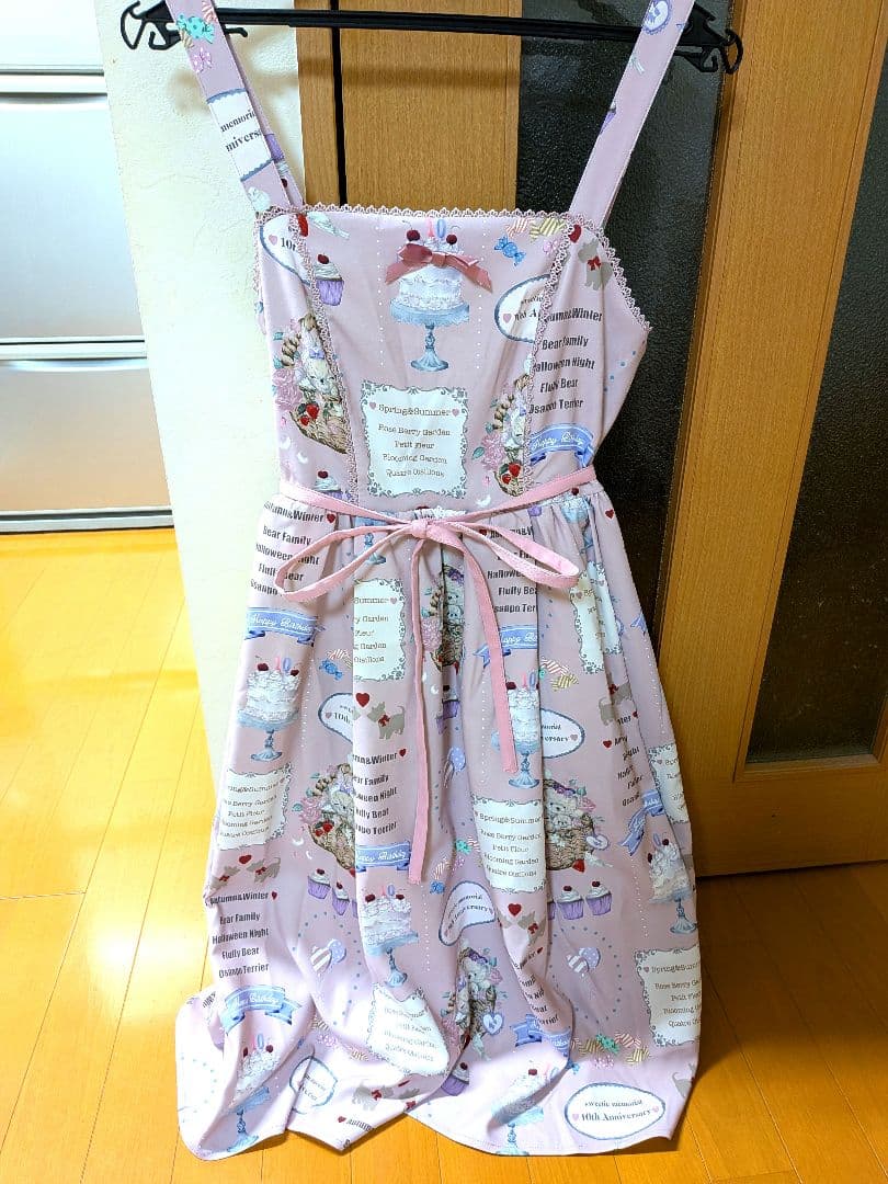 アクシーズファムkawii　10thアニバーサリージャンパースカート(ピンクM)