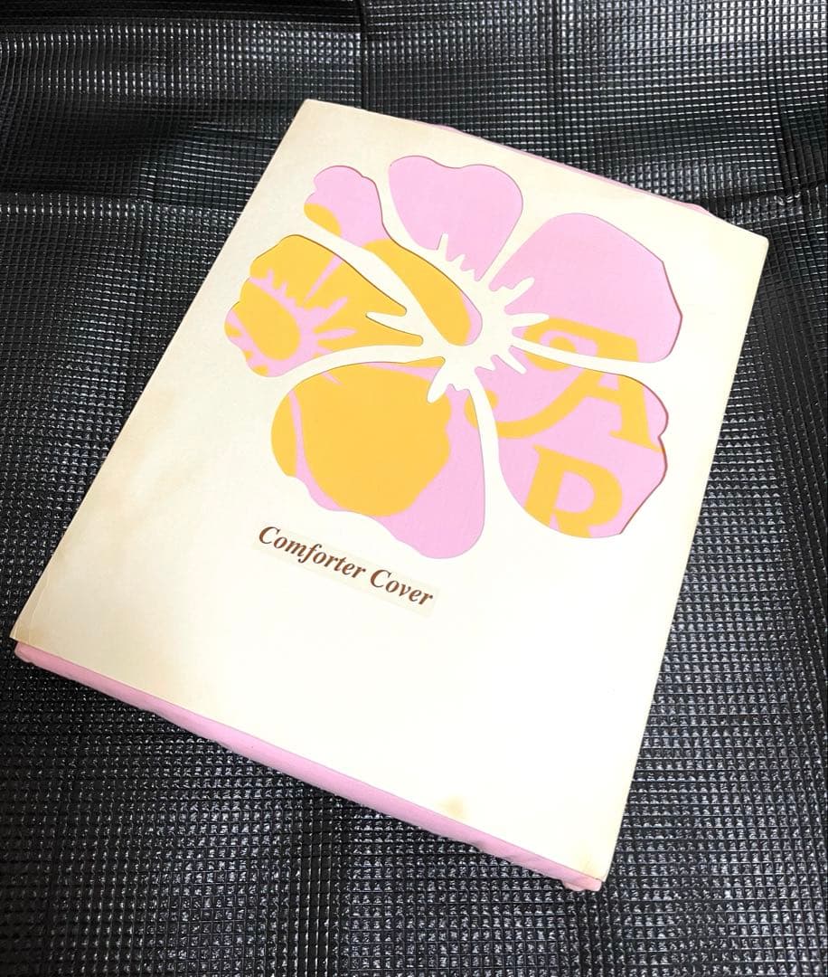 爆爆爆レア　アルバローザ　シングル　掛け布団カバー　ピンク×イエロー　新品未使用