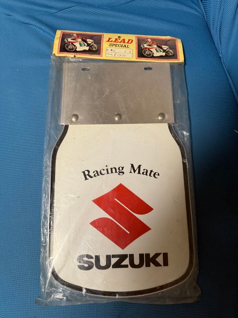 白　当時物 リード　LEAD製　リアフェンダーフラップ泥よけ　レア