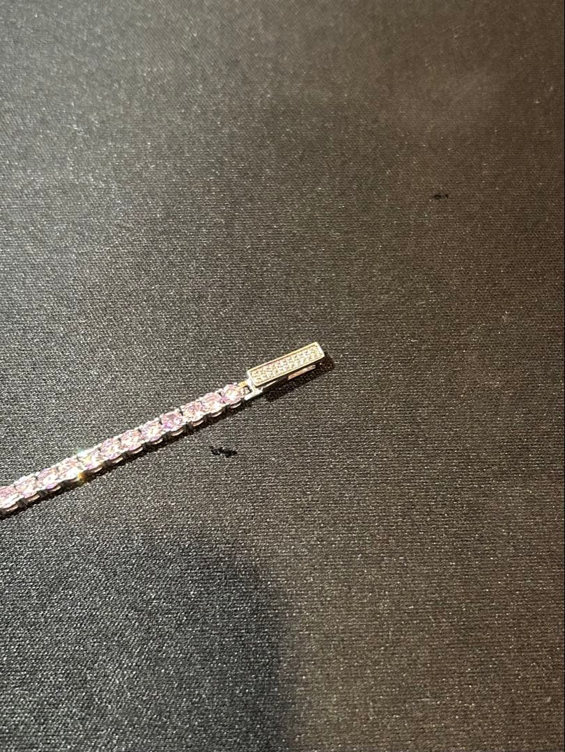 AVALANCHE S925 テニスブレスレット (ピンク)