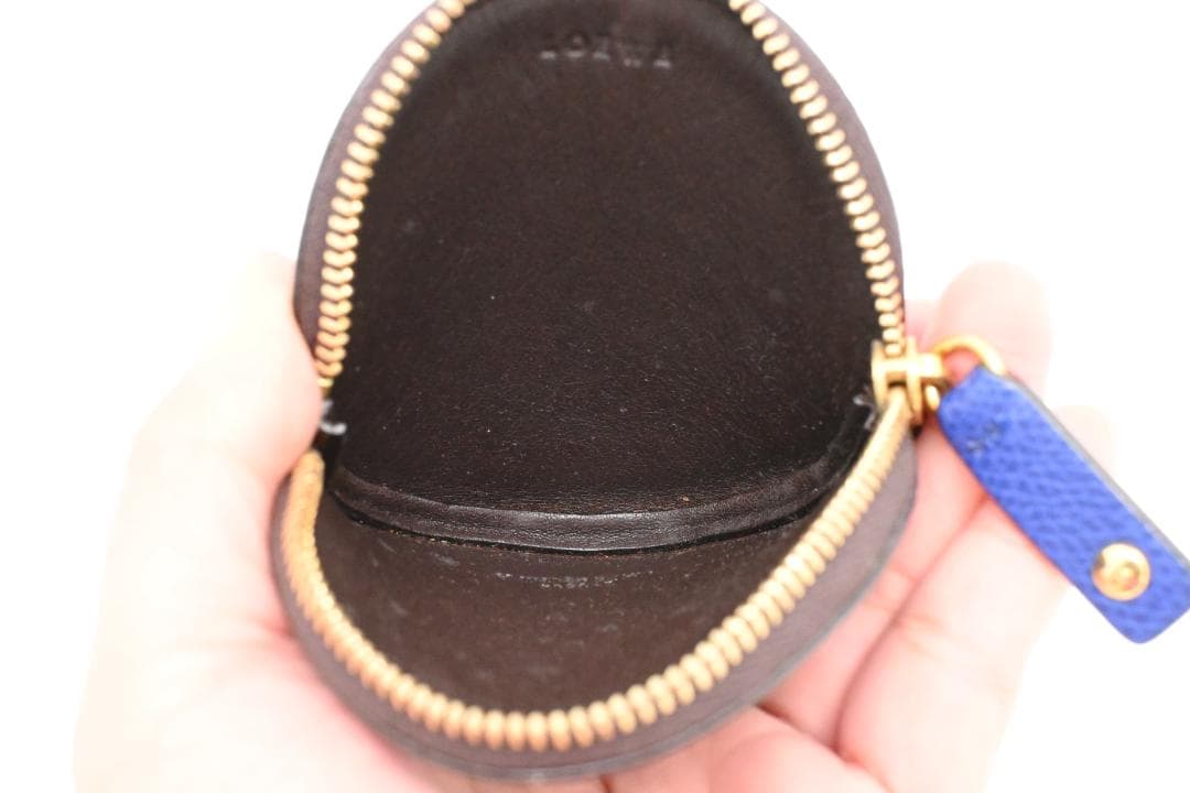 【大人気アイテム】ロエベ　LOEWE　ケース　小銭入れ　レザー　ブルー