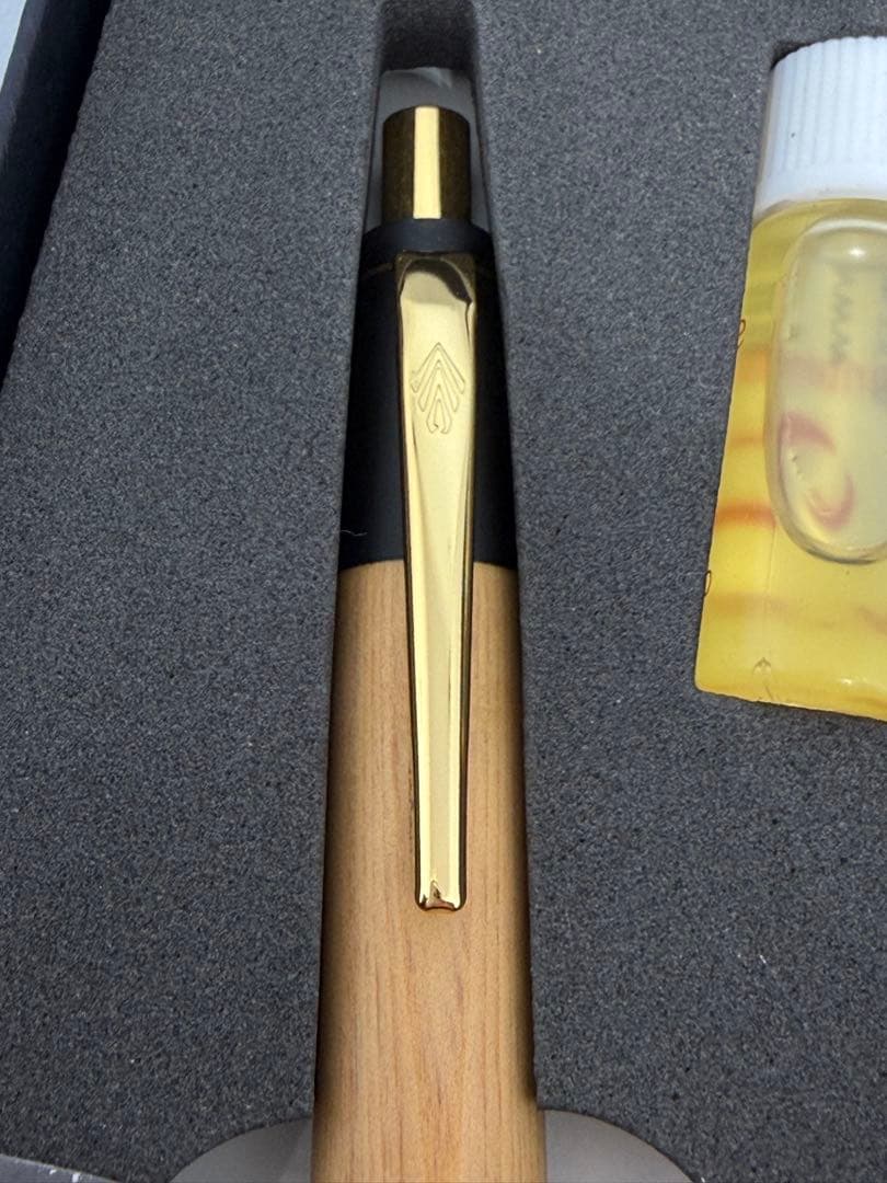 新品　野原工芸　木曽檜のシャープペンシル × 1 金具の色: ゴールド名入れなし