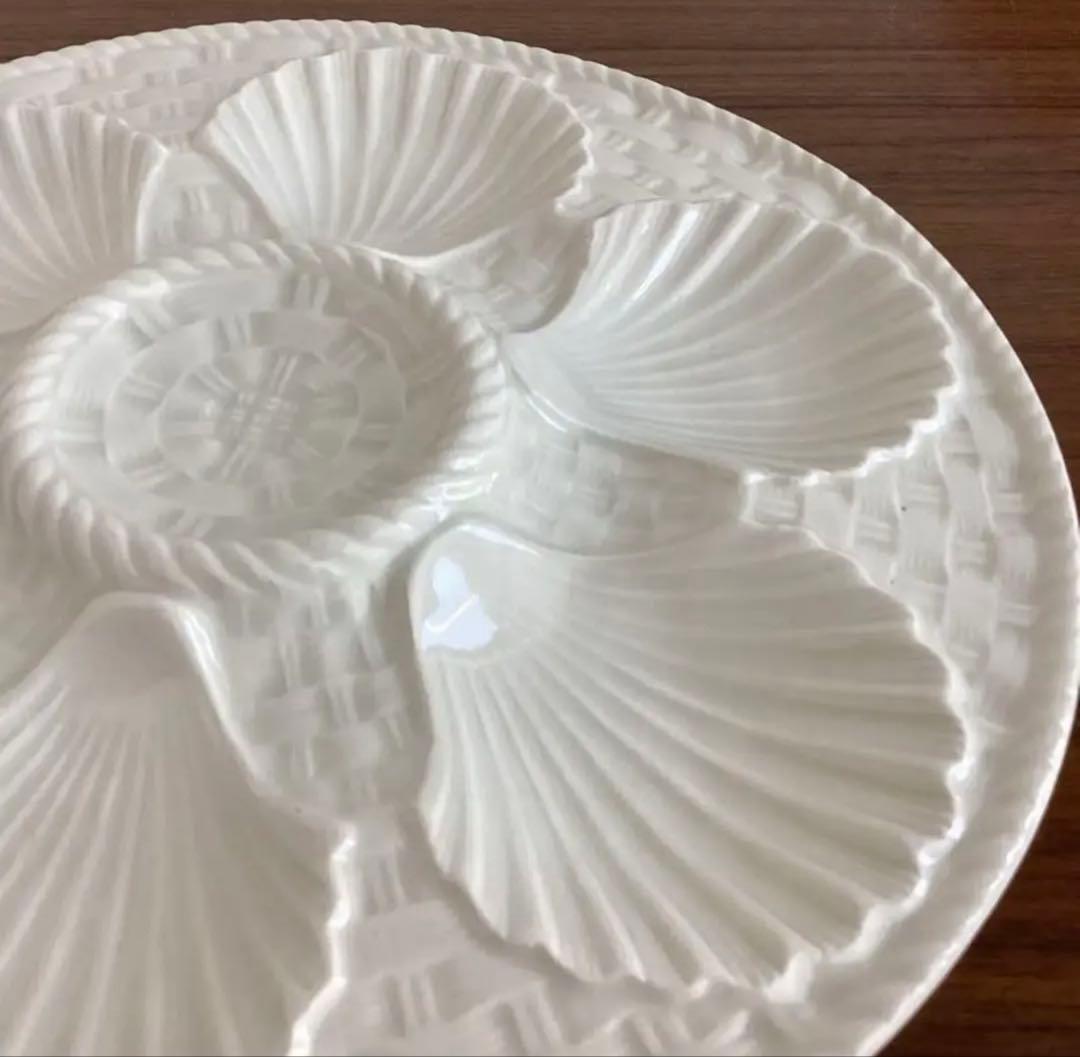 フランスアンティーク ♧ ロンシャン ♧ オイスタープレート24cm